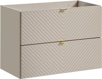 OEM Mueble Bajo Lavabo Viva Cashmere De 80 Cm Con 2 Cajones