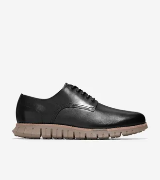 Cole Haan Mens ZER&Oslash;GRAND Remastered Plain Toe Oxford Shoes - Black Size 11.5