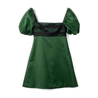 Viktor & Rolf Green With Envy Dress - female - Viktor & Rolf - Short Dresses - Green - S - Dresses