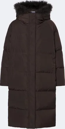Yves Salomon Shearling-trimmed down coat