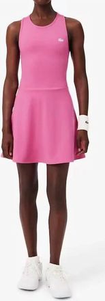 Lacoste Ultra Dry Sport Mini Dress In Pink