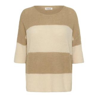 Soaked In Luxury Prendas de punto - Knitwear - Mujer - Beige - 2XL
