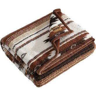 Wrangler Coyote Sands Throw Blanket in Dark Orange at Nordstrom Rack