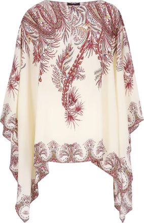 Etro Silk Poncho Top