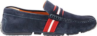 Bally Mens Pietro Driver Loafers In Navy