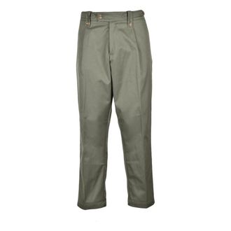 Officina36 Broeken, Heren, Groen, M, Katoen, Chinos