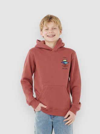 Rip Curl Search Icon Kids Hoodie rood
