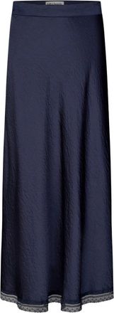 Lollys Laundry Dames, Rokken, Blauw, Maat: XL