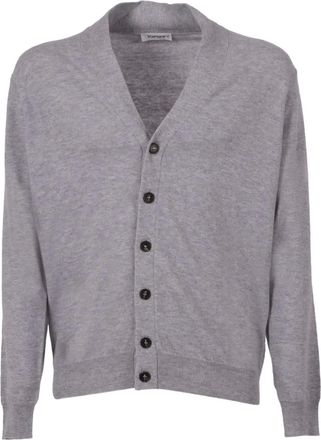 KANGRA Vest met knopen en V-hals - Grijs