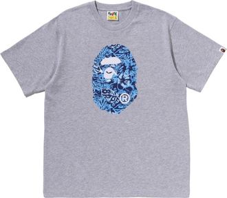 A Bathing Ape Resort Ape Head Relaxed Fit T-Shirt Grey 0ZXTEM321101QGYX