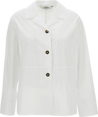 Max Mara Shirts, female, White, Size: XS Giacca Camicia