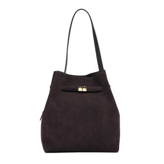 Baldinini Su&egrave;de Schoudertas - Dames - Tassen - Bruin - Maat: ONE Size Su&egrave;de