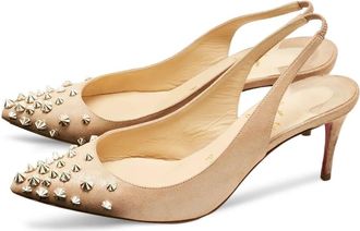 Christian Louboutin Pumps Drama Spikes - Toni neutri