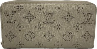 Louis Vuitton Metallic Gray Long Wallet (Bi-Fold) (Pre-Owned)