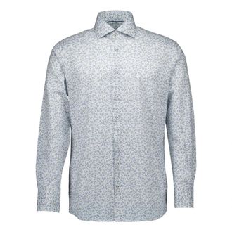 Eterna Groen Overhemd Lange Mouw - Heren - Casual Overhemden - Groen - 2XL - Overhemden