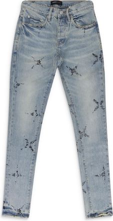 Purple Blue Star Monogram P001 Skinny Jeans