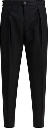 BRIGLIA 1949 Portobello Broek - Dames - Broeken - Zwart - M - Wol - Broeken