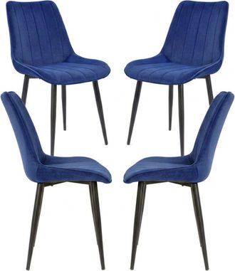 Regalos Miguel Packs Sillas Comedor - Pack 4 Sillas Tigrys - Azul