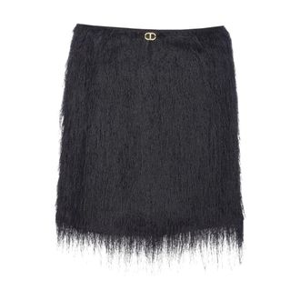 Twinset Rokken, Dames, Zwart, S, Korte Rok