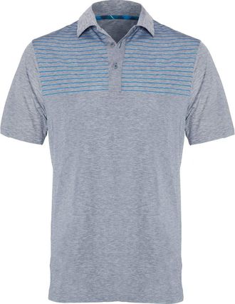Royal & Awesome Mens Grey Golf Polo Shirts, Tops for Men, Golf Shirts, Mens Polo Shirts, XX-Large