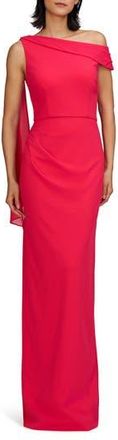 JS Collections Selene Sleeveless Column Gown in Magenta Gloss at Nordstrom Rack, Size 12