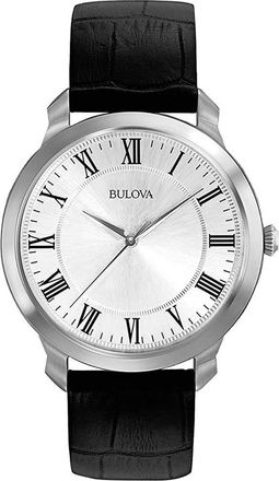 Bulova Classic Quartz Silver Dial Ladies Watch 96A133