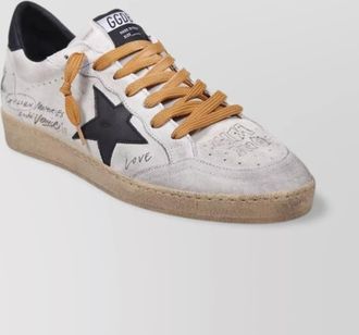 Golden Goose leather low-top sneakers