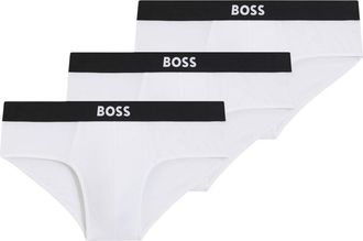 HUGO BOSS Herenslip met logo (Set van 3) (Wit)