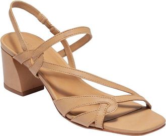 Bernardo Gyoda Leather Mid Heel Sandal