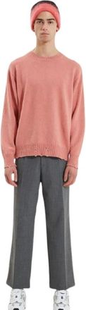 Amaranto Round-neck Truien - Heren - Ronde hals truien - Roze - L - Truien & Vesten