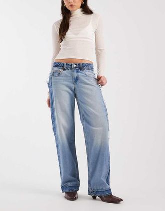 Levi's Jeans ampi a vita bassa destrutturati blu medio