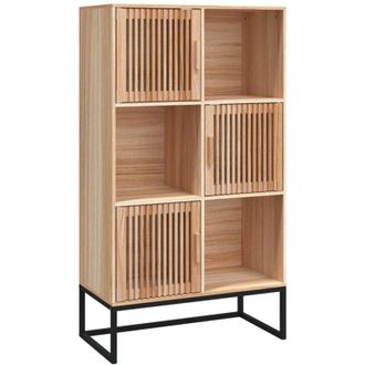 vidaXL Vidaxl - Aparador Alto Madera Contrachapada 70x35x125 Cm