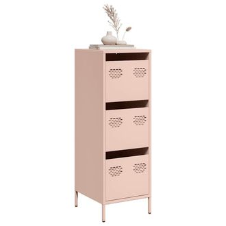 Berkfield Home Highboard Pink 39x35x103.5 cm Steel
