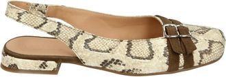 Donna Carolina Schoenen, Dames, Bruin, 39 1/2 EU, Leer, Pumps