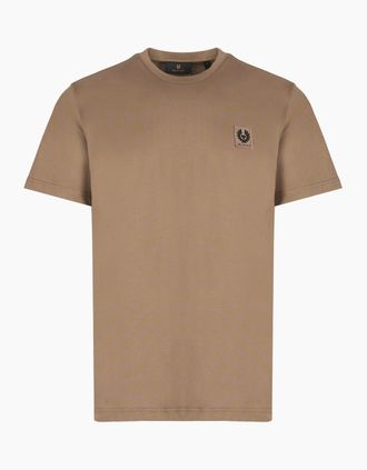 Belstaff Mens PATCH LOGO T SHIRT - Brown - Size: 38
