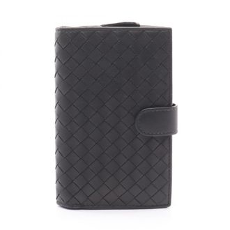 Bottega Veneta Black Intrecciato Wallet (Bi-Fold) (Pre-Owned)