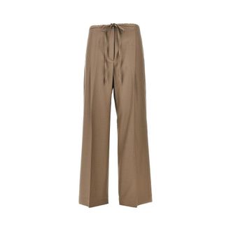R&oacute;he Single pleat wool pants Woman 38