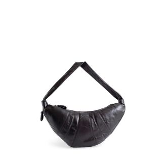 Christophe Lemaire Large Croissant Leather Shoulder Bag
