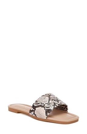 London Rag Zaltana Slide Sandal in Snake at Nordstrom Rack, Size 9.5