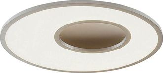 Lucande Lámpara de techo led Durun en Gris Plástico - Lucande