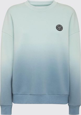 Plein Sport Felpa in jersey con stampa astratta e spalle cadute