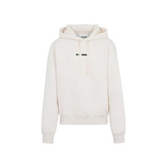 Jil Sander Logo Katoenen Hoodie