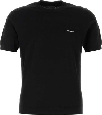 Prada Black Cotton Sweater