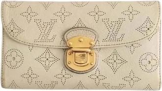 Louis Vuitton Pre-owned Portefeuille Femme - Dames - Vintage Accessoires - Grijs - ONE Size - Leer - Vintage