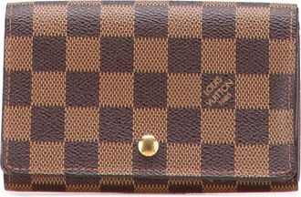 Louis Vuitton Damier Brown Pvc Wallet (Bi-Fold) (Pre-Owned)