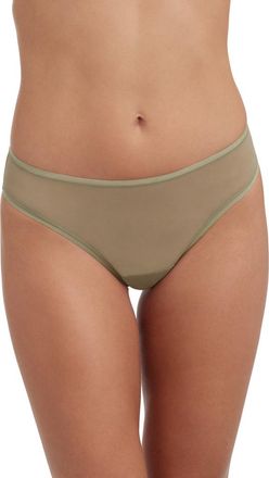 Skarlett Blue Spellbound Mesh Thong in Vineyard at Nordstrom, Size X-Large