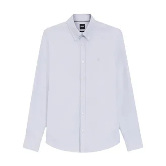 HUGO BOSS Overhemden, Heren, Paars, S, Katoen, H-Liam BD Shirt