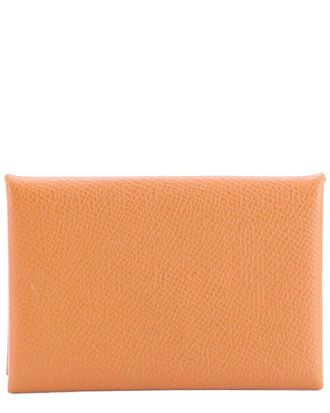Herm&egrave;s Calvi Card Holder Epsom (Authentic Pre-Loved)