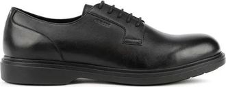 Geox U Ottavio - Heren - Veterschoenen - Zwart - 42 EU - Leer - Schoenen