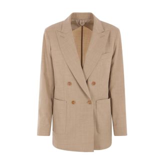 Max Mara Mujer, Chaquetas, Beige, Talla: M